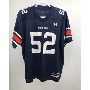 Auburn University Under Armour Navy Blue Mesh Football Jersey